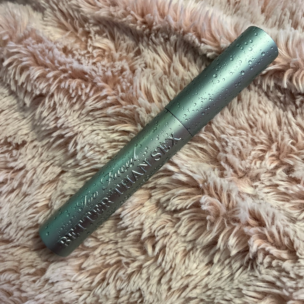Women's Too Faced Better Than Sex Waterproof Mascara Full Size Teal BLACK